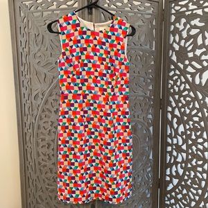 Kate Spade New York Abbey Geometric Print Sheath